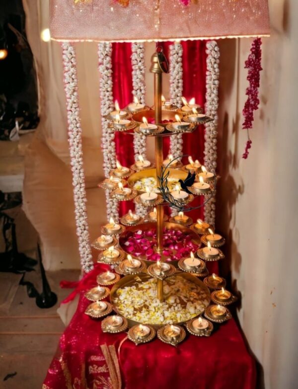 4 Layer Diya Stand