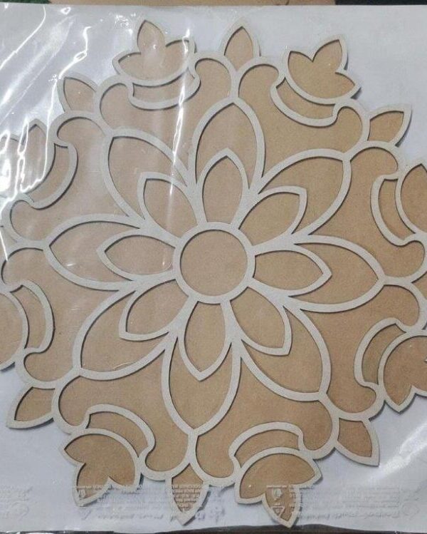 12 inches Mdf rangoli bases Pack of 10