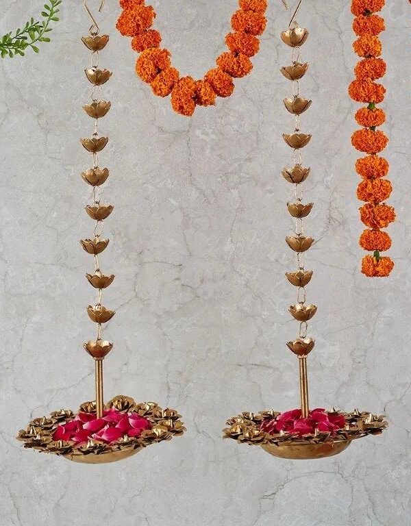 Rose hanging set of 2